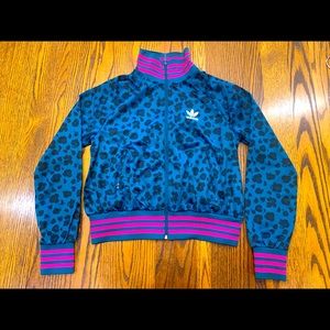 Leopard Print Adidas Track Jacket